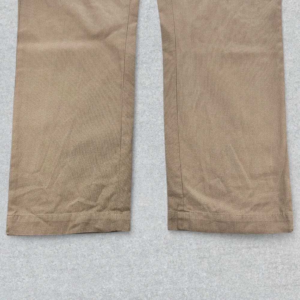 Banana Republic Aiden Fit Chino Pants Mens 38x32 Beige Slim Textured Cotton NEW